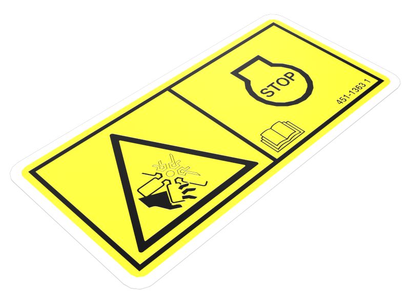 451-1363: Warning Film Label | Cat® Parts Store