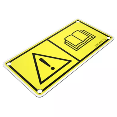 316-4407: Табличка з попереджувальною інформацією