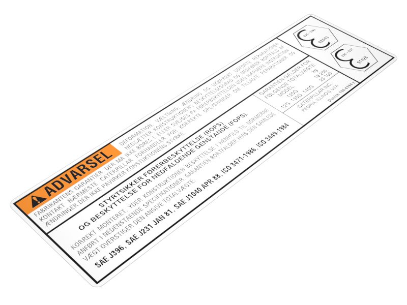 104-6394: PLATE ROPS/F | CATCorp