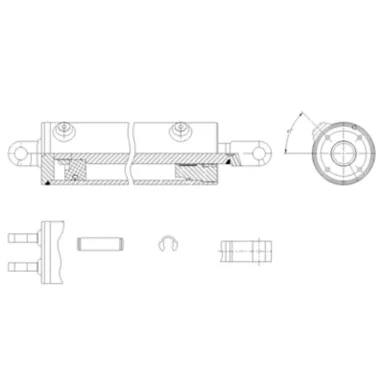 CAT 3,25 MM DELİK ÇAPINDA HİDROLİK SİLİNDİR