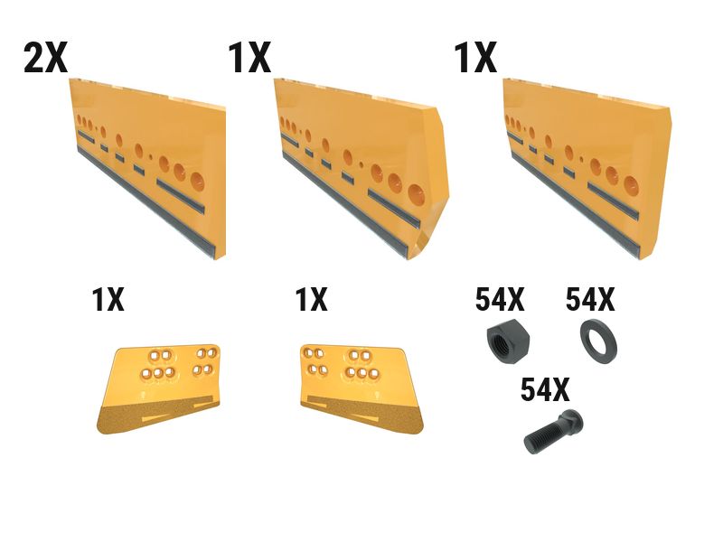 620-1904: 60 Mm EWL ARM Dozer Edge Kit 6201904 Caterpillar