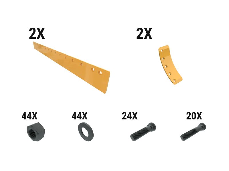597-8294: 19 Mm Flat Grader Edge Kit 5978294 купить