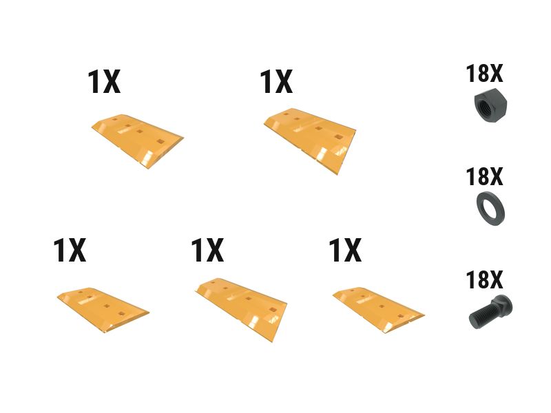 597-7115: 35 Mm Bolt-on Edge Kit 5977115 купить