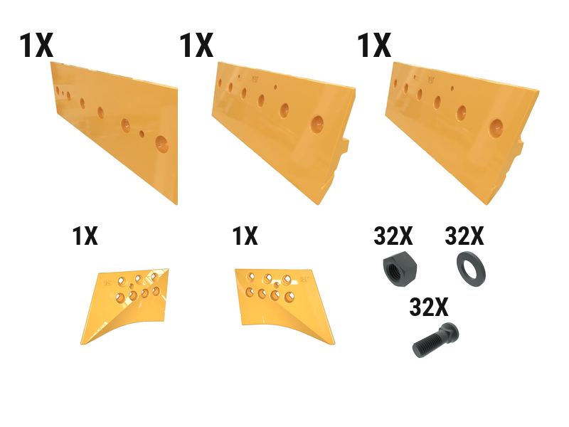 621-2748: 35 Mm Firstcut Dozer Edge Kit 6212748 купить
