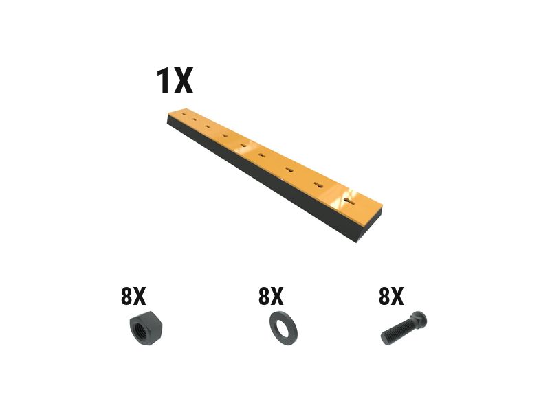 627-0035: 127 Mm Bolt-on Rubber Edge Kit 6270035 купить