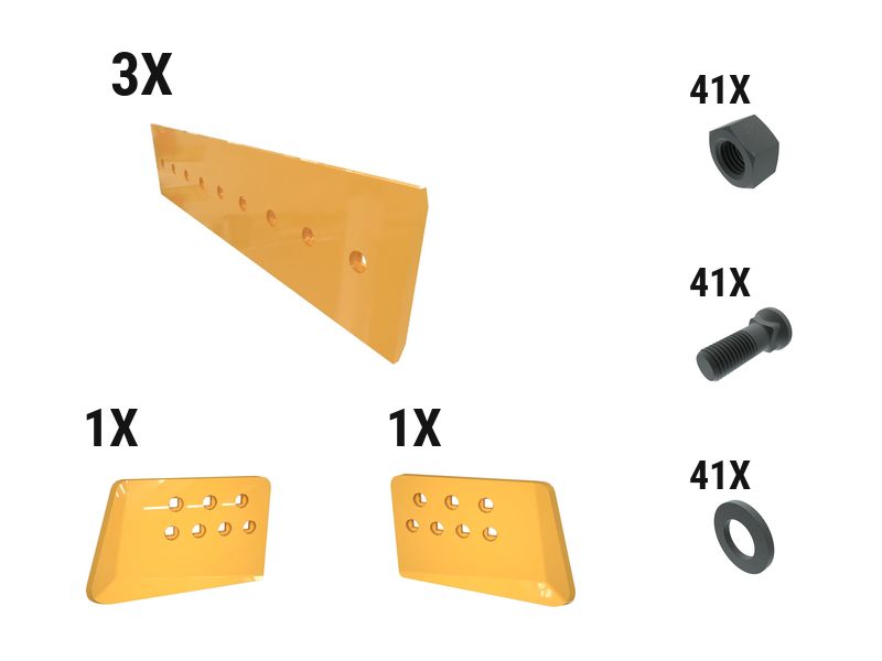 621-2767: 28 Mm HC Dozer Edge Kit 6212767 Caterpillar