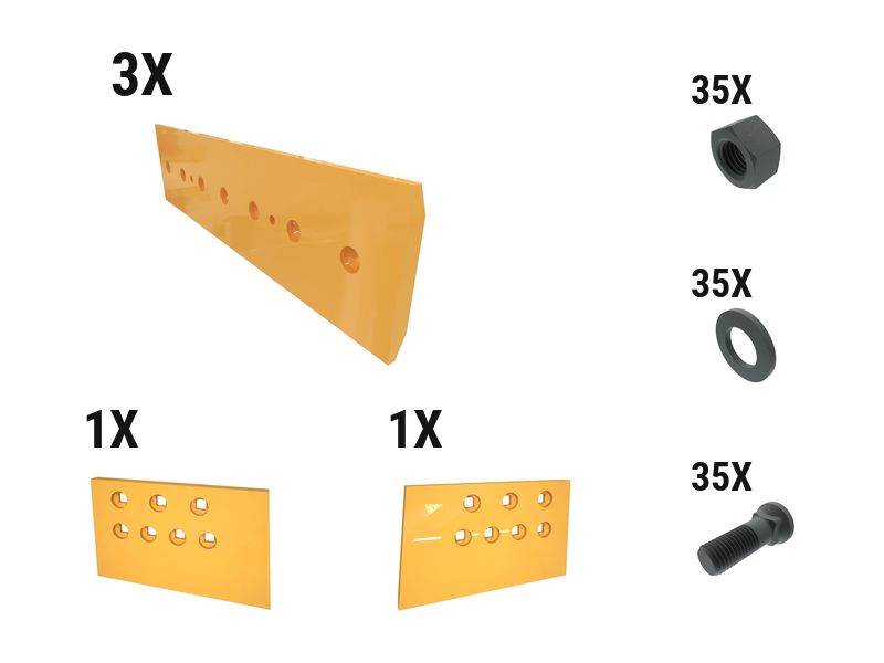 621-2715: 35 Mm Utility Dozer Edge Kit 6212715 купить
