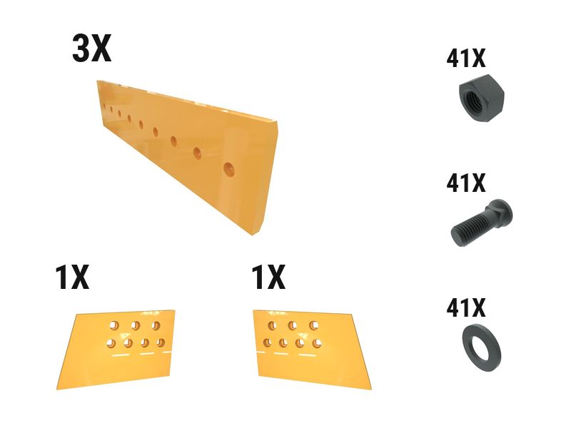 621-2770: 45 Mm Utility Dozer Edge Kit 6212770 купить