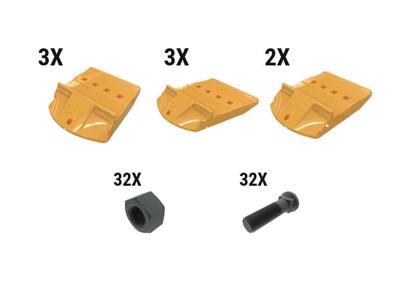 597-6960: 75 Mm Bolt-on Half Arrow Kit - Qty 8 5976960 купить