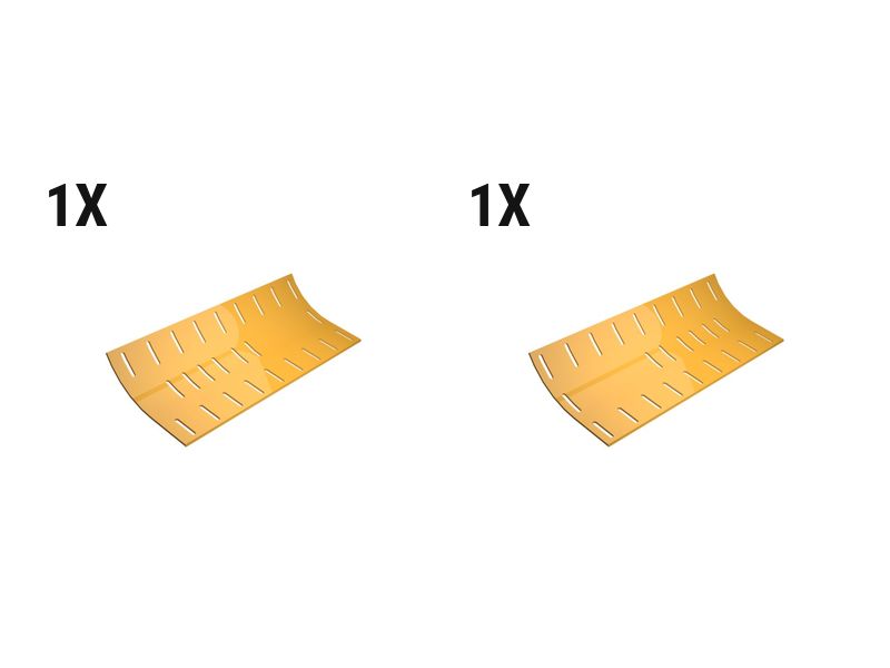 597-7307: Weld-on Bucket Liner Wear Plate Kit 5977307 Caterpillar