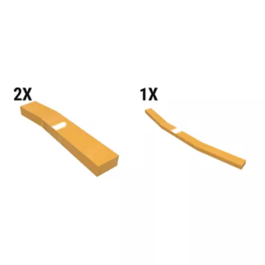 624-3338: Weld-On Bucket Back Drag Plate Kit