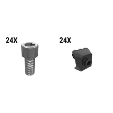 627-9566: Carbide Chisel Mulcher Tooth Kit - Qty 24