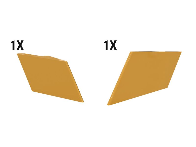 626-5364: 74 Mm Weld-on Bucket Sidecutter Kit - Qty 2 6265364 Caterpillar