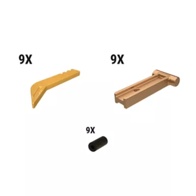 619-9917: Standard Scarifier Shank Kit - Qty 9