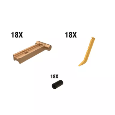622-4323: Long Scarifier Shank Kit - Qty 18