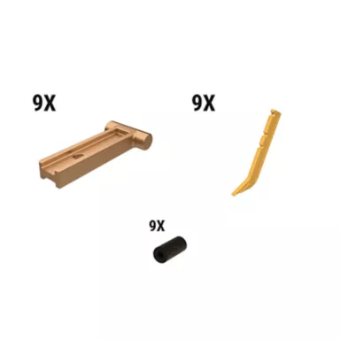 622-4319: Long Scarifier Shank Kit - Qty 9