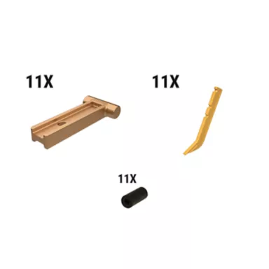 619-9892: Long Scarifier Shank Kit - Qty 11