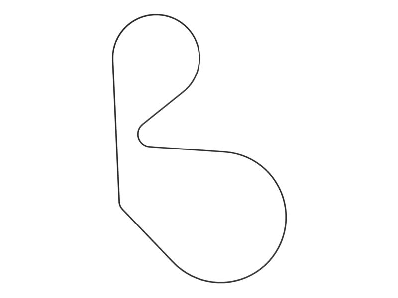 619-3994: 14 Ribs Fan Drive Belt 6193994 buy