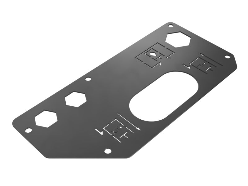 646-4941: 2mm Mulching Head Frame Mounting Plate 6464941 купить
