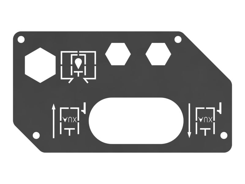 646-5001: 1.5mm Mulching Head Frame Mounting Plate 6465001 купить