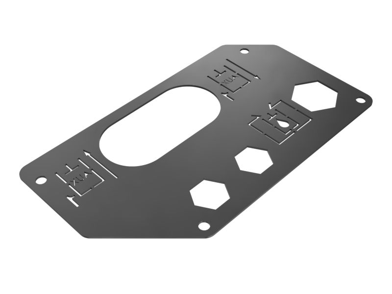 646-5001: 1.5mm Mulching Head Frame Mounting Plate 6465001 купить