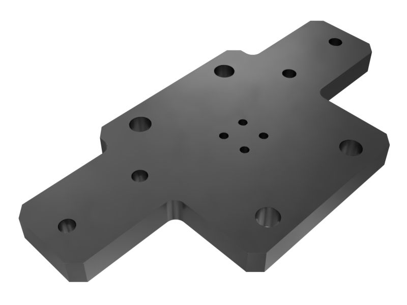 648-3365: 25mm Thick Stick Lines Mounting Plate 648-3365 Caterpillar