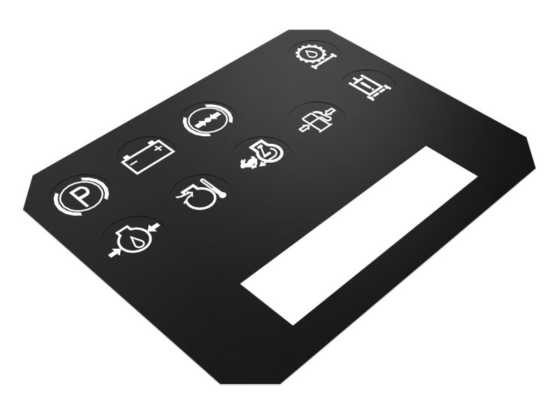 230-9086: Control Panel Monitor Decal Film | CATCorp