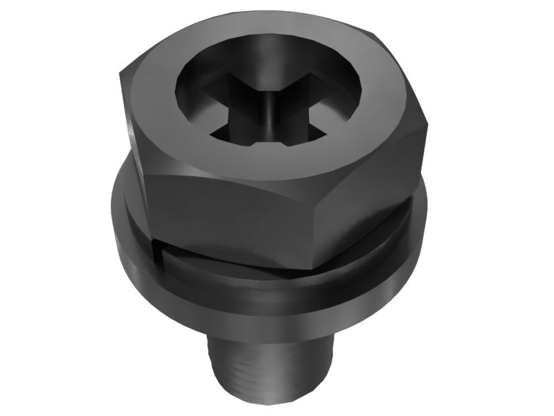245-7903: M6-1 x 12mm Hex Head Assembly Bolt | CATCorp