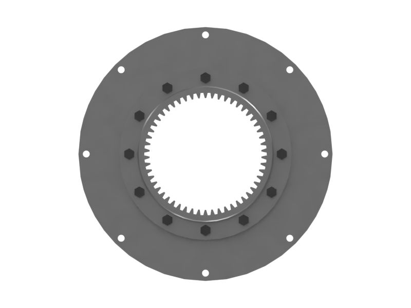 162-7882: 466.67mm Outer Diameter Hydraulic Pump Coupling Flange