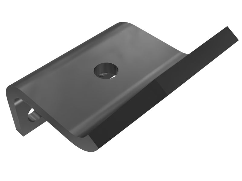 5T-9053: 10mm Thick Brake Lines Support Plate | CATCorp