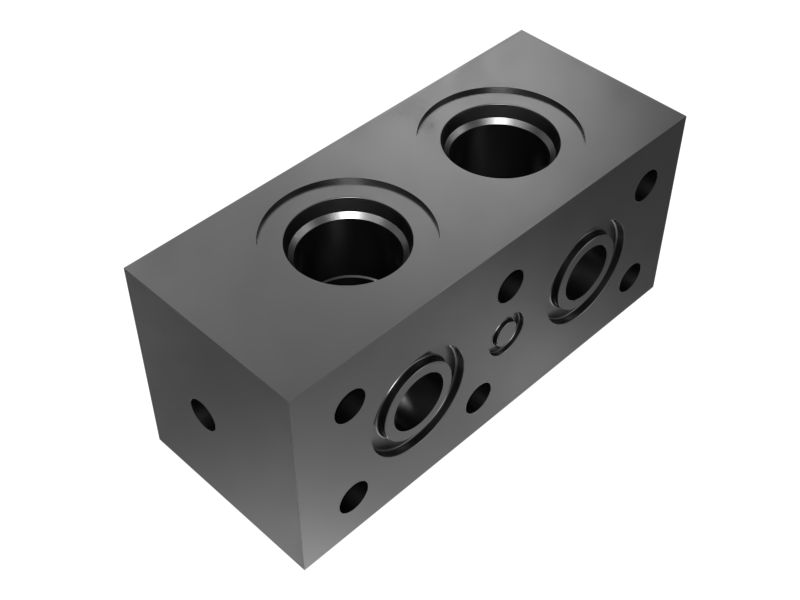 559-9617: Swing Drive Motor Lines Block 559-9617 Caterpillar