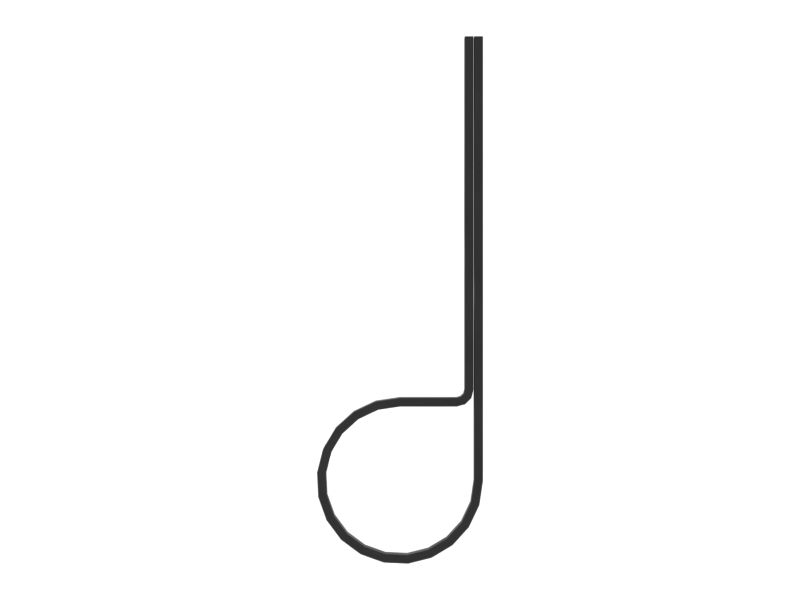 3D-9428: 14.3mm Outer Diameter Tube Clip 3D9428 buy