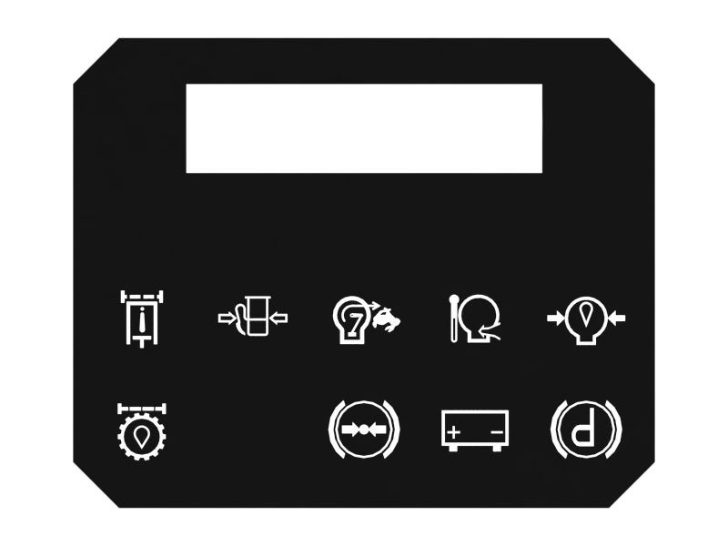 230-9086: Control Panel Monitor Decal Film | CATCorp