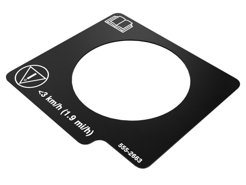 555-2663: Emergency Stop Identification Film | Cat® Parts Store