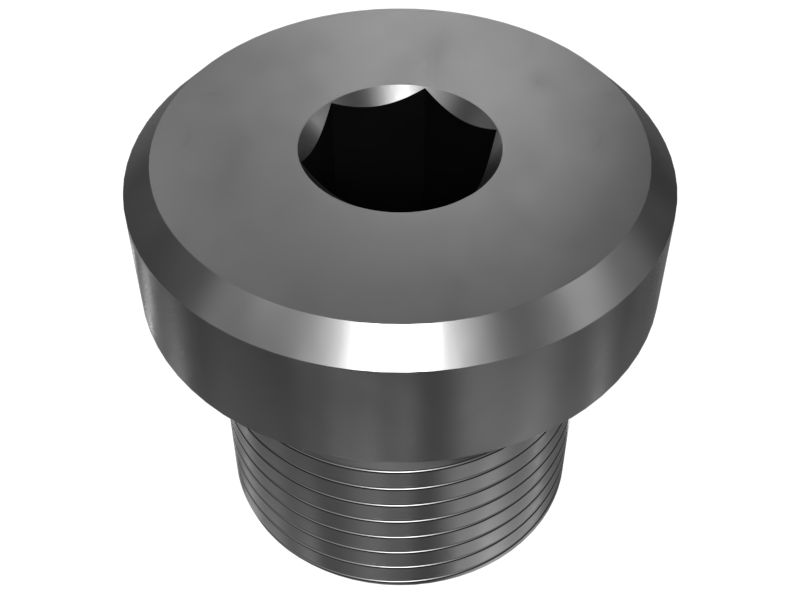 439-1956: M14 Flachkopf-Anschlussstecker