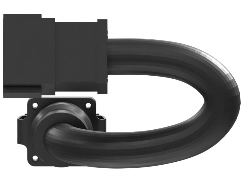 Caterpillar 227-3037 – Kabelstrang Schottwand Hubmast, linke Seite – Ansicht 2