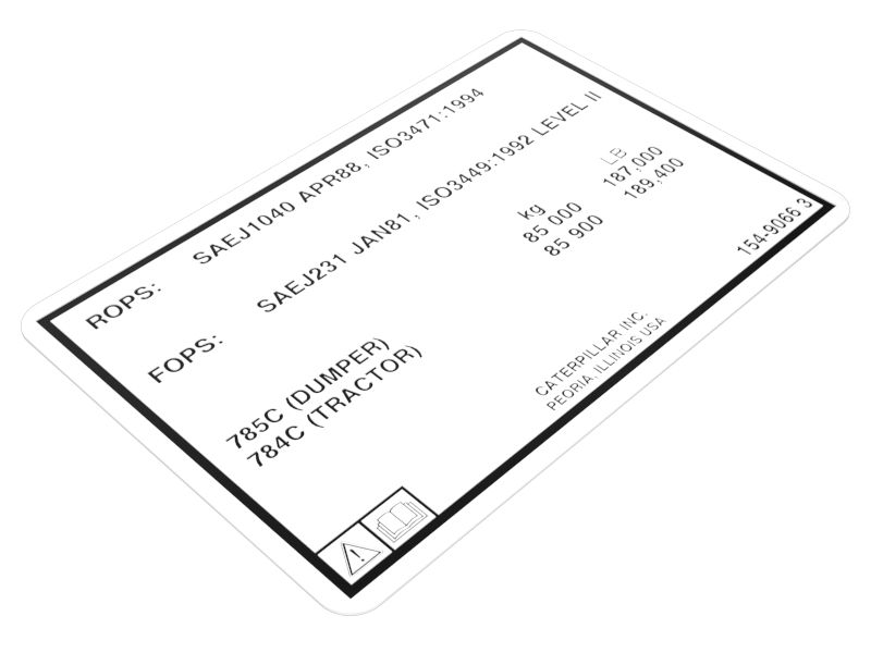 154-9066: Rops and Fops Branding Decal Film | CATCorp