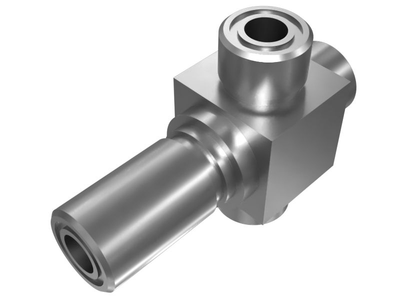 287-7336: 13/16-16 External Thread Union Bulkhead Cross | CATCorp