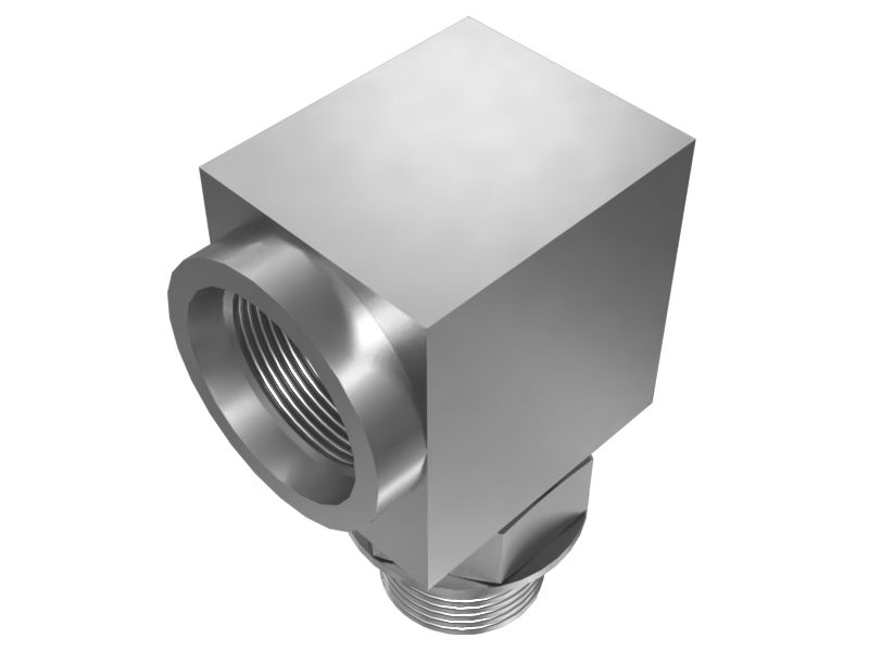 330-9741: 9/16" x M14 Straight Thread O Ring Elbow