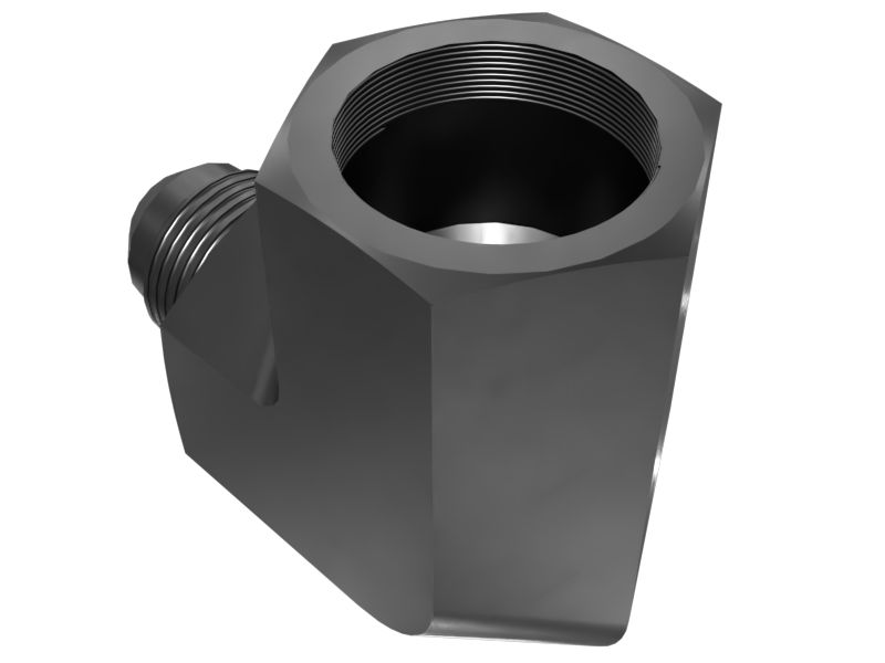 5P-3273: Adattatore a gomito per trasporto fluido 9/16" X 3/8