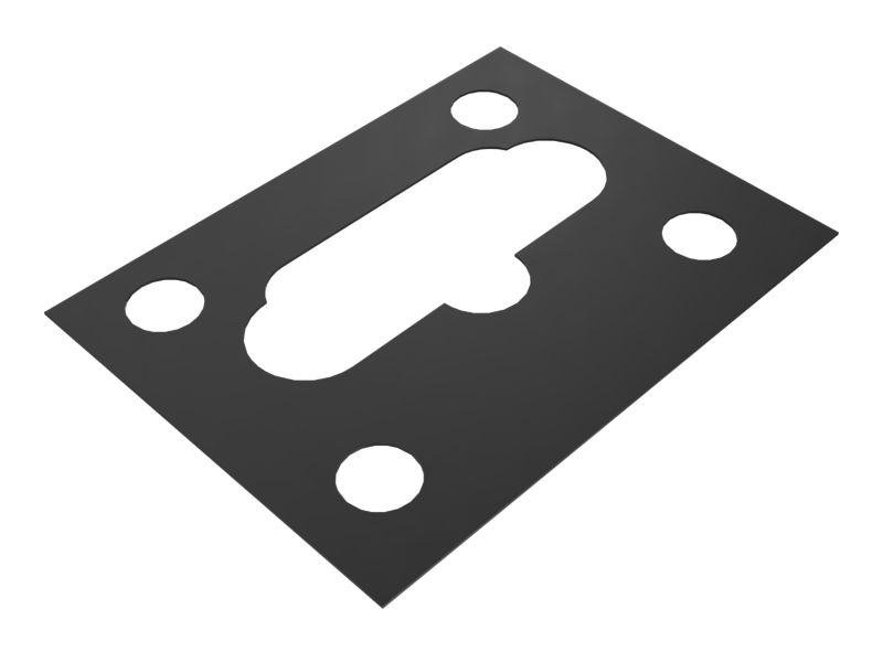 382-9276: 0.3mm Thick Rectangular Gasket | CATCorp