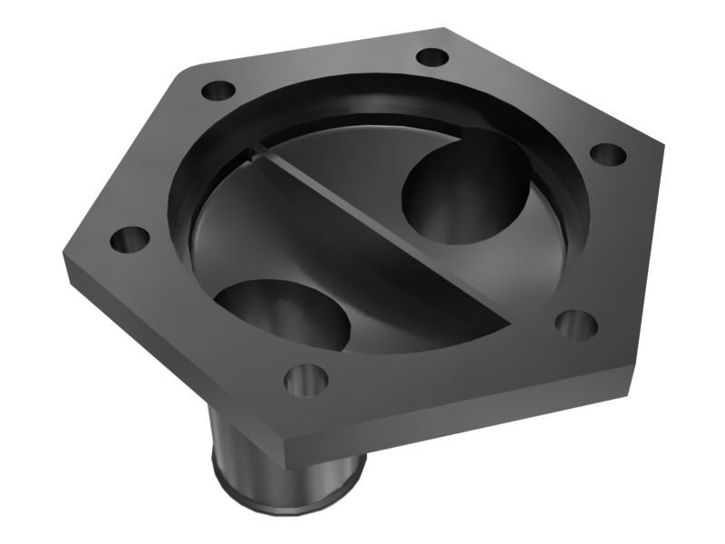 196-7662: 54.5mm Thick Sea Water Heat Exchanger End Cap | Cat
