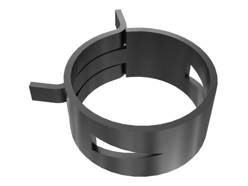140-4763: 7.8mm diameter Spring Hose Clamp