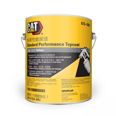 CAT 1 GALON STANDART ÜST TABAKA SARI BOYA