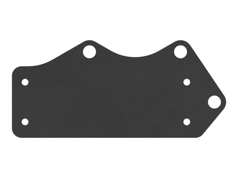 670-2734: 10mm Thickness Laser Catcher Mounting Plate 6702734 купить