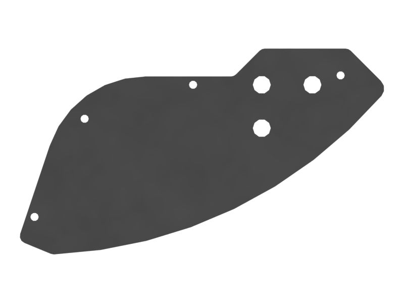563-2985: 3mm Thick Rear Engine End Frame Cover Plate 5632985 buy