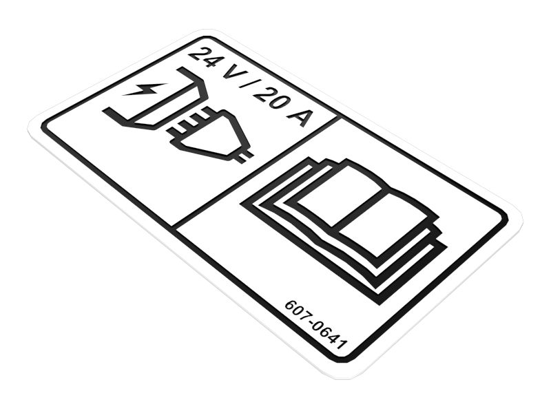 607-0641: 0.5mm Thickness Socket Identification Label 6070641 купить