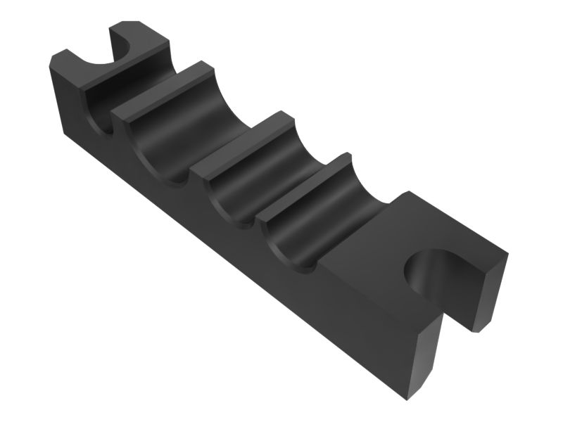 607-9163: 45mm Width Hydraulic Return Lines Block 607-9163 Caterpillar