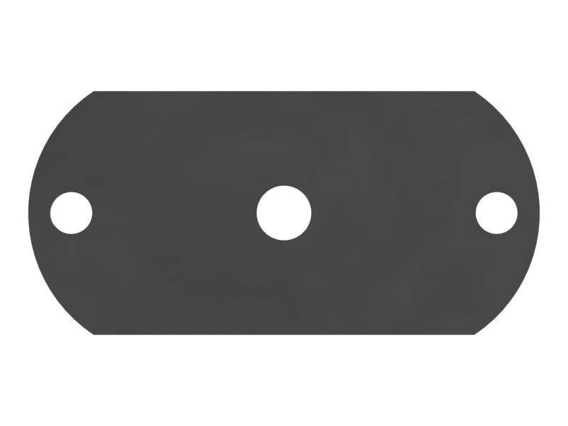 248-1371: 6mm Thick Tandem Axle Caliper Cover 2481371 купить