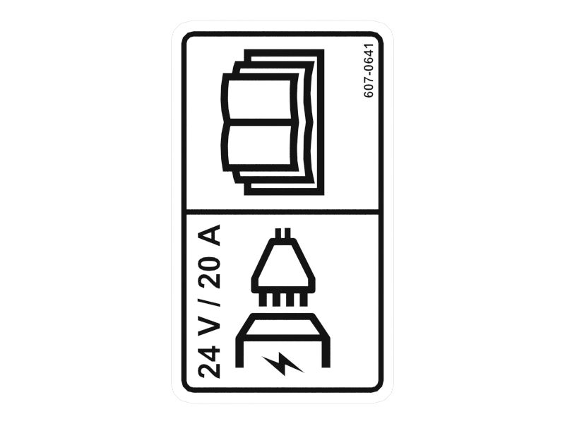 607-0641: 0.5mm Thickness Socket Identification Label 6070641 купить